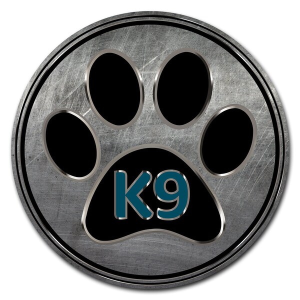 Paw Circle Corrugated Plastic Sign